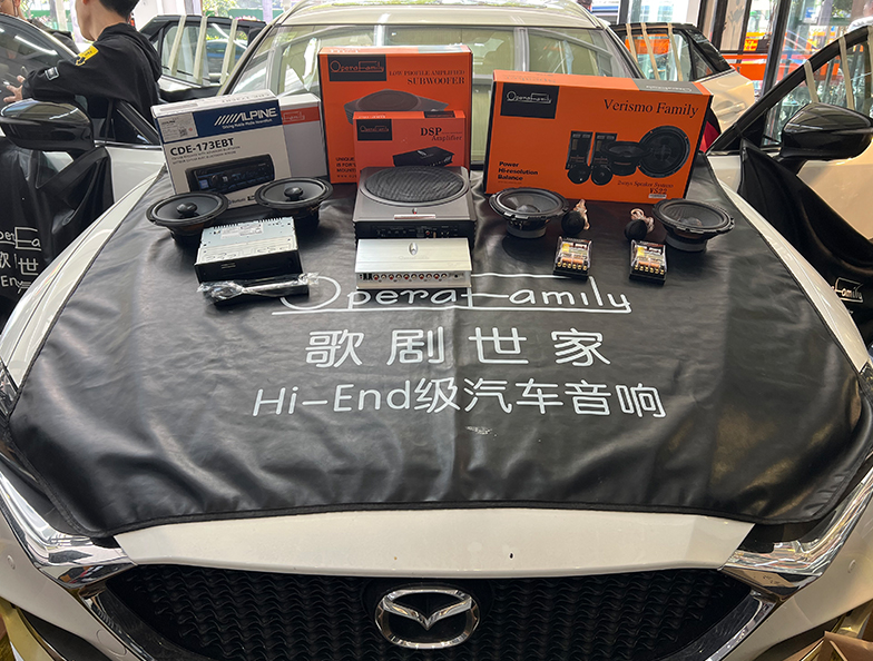 馬自達(dá)CX-4改裝歌劇世家音響 前后7單...
