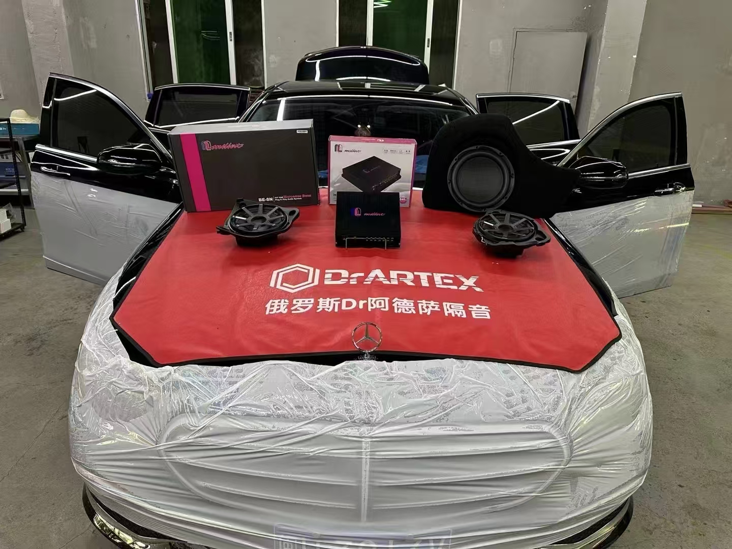 奔馳E260音響升級(jí)，音樂(lè)與駕駛的和諧共鳴